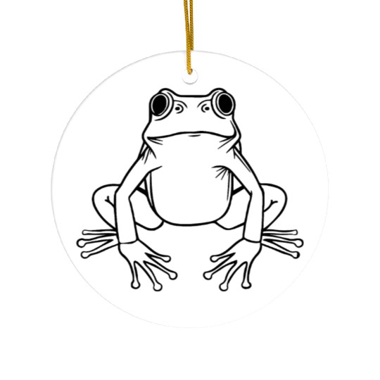 Frog Amphibian Toad Ceramic Ornaments