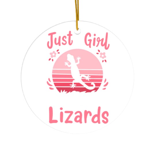 Lizard Reptile Lizard Lover Retro Ceramic Ornaments