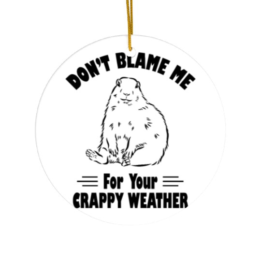 Groundhog Ceramic Ornaments
