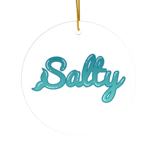 Salty Triggered Mermaid Sailor Open Ocean Water Ceramic Ornaments
