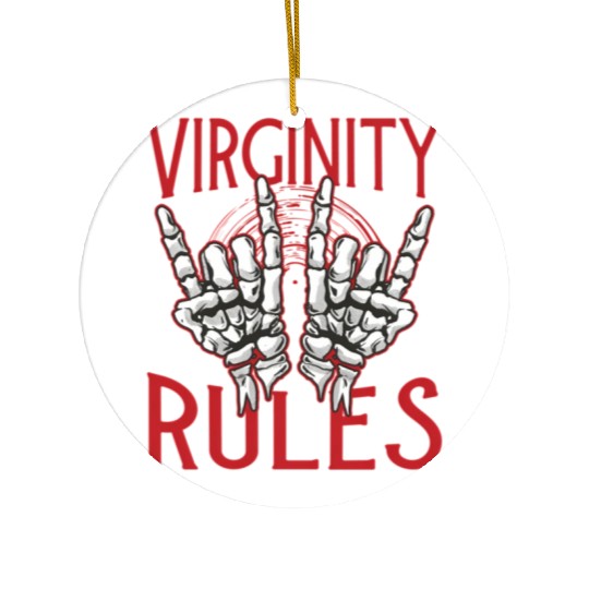 Virginity Rules Nerd Summer Camp Ceramic Ornaments