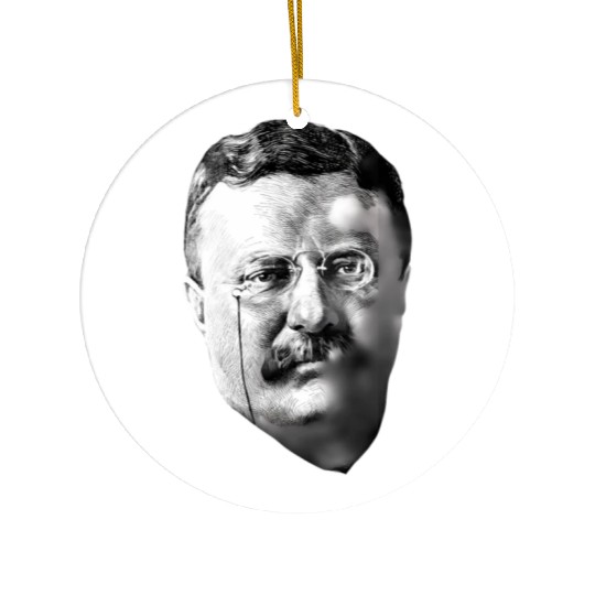 President Teddy Roosevelt Ceramic Ornaments