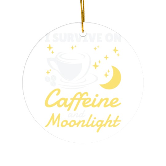 Night Shift Worker Graveyard Duty Ceramic Ornaments