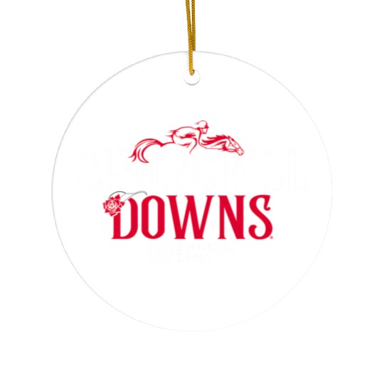 Officially Licensed Kentucky Derby Churchill Ceramic Ornaments