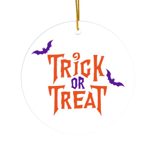 Trick or Treat 80s Ceramic Ornaments