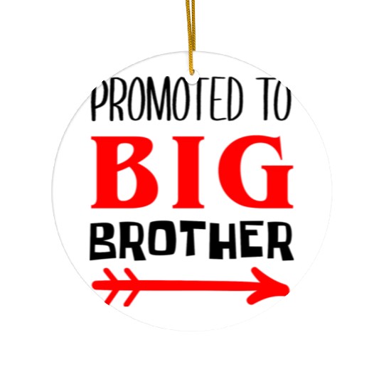 Promoted to big brother boy Ceramic Ornaments