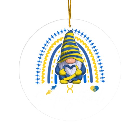 Down Syndrome Awareness Day March 21 Extra Magical Ceramic Ornaments