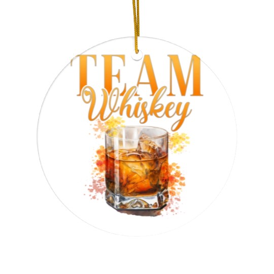 Team Whiskey Stag Party Women Bartender Ceramic Ornaments