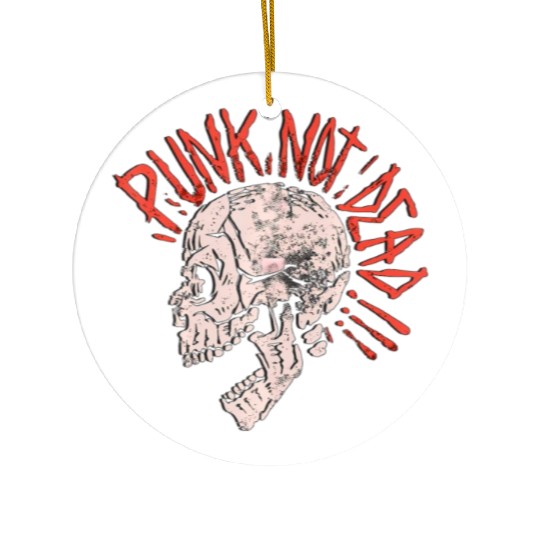Punks Not Dead - Vintage Grunge - Punk Is Not Ceramic Ornaments