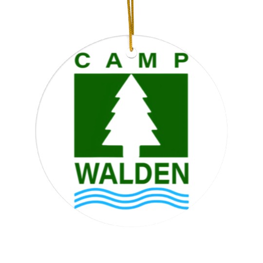 Camp Walden Pocket Summer Camp Ceramic Ornaments
