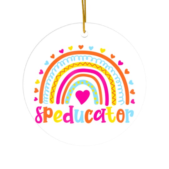 Speducator Special Education Teacher Sped Ed Ceramic Ornaments