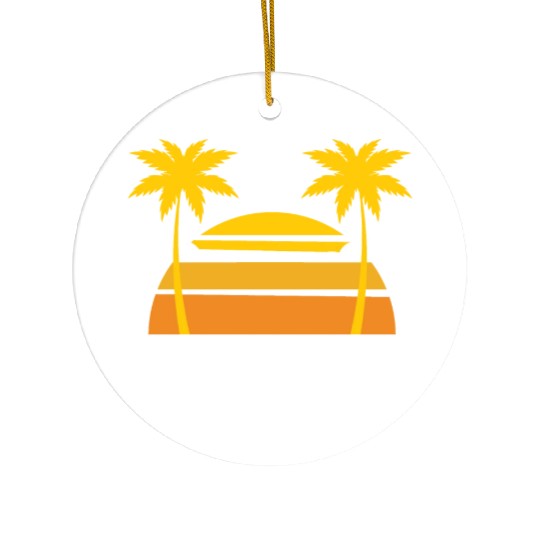 SUMMER Ceramic Ornaments