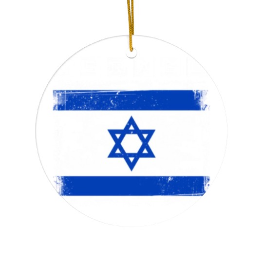 Israel Flag Star Of David Israel Ceramic Ornaments