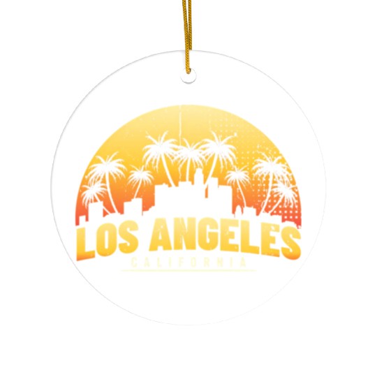 Los Angeles - California - Aestehtic - Ceramic Ornaments