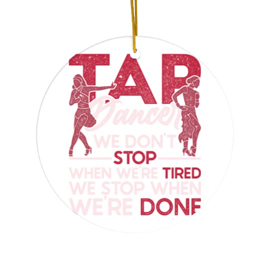 Tap Dance Tap Dancer Ceramic Ornaments