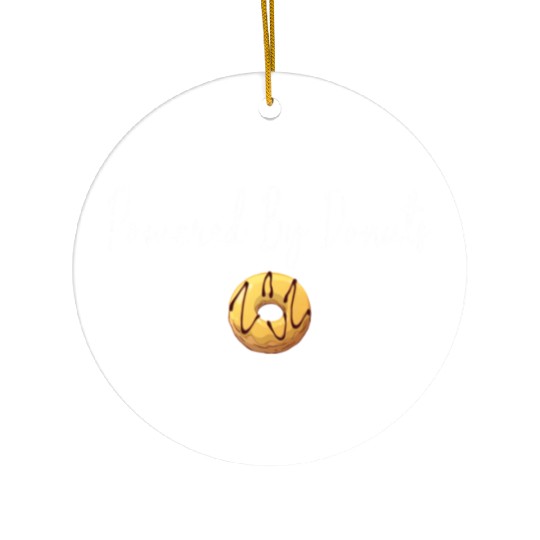 Chocolate Caramel Donuts Day Powered By Donuts Py Ceramic Ornaments