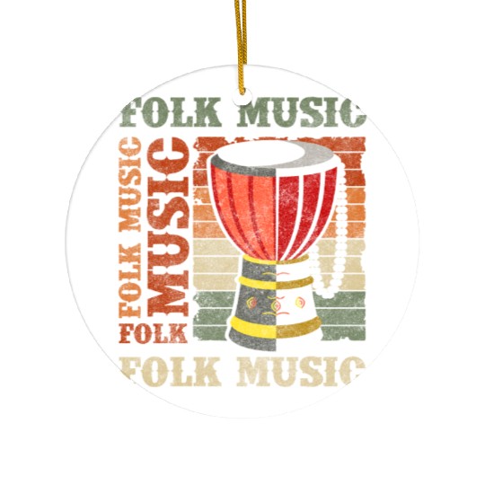 Music Brass Band Orchestra Folk Musicians Ceramic Ornaments