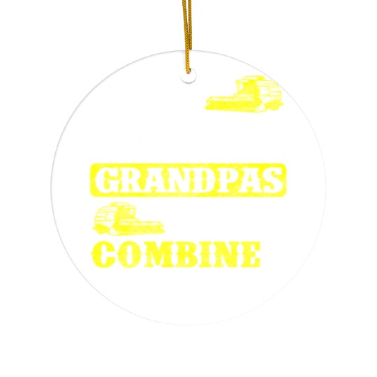 Harvest Field Worker Tractor Farmer Ceramic Ornaments