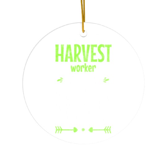 Farmer Farm Harvest Time Vegetable Ceramic Ornaments