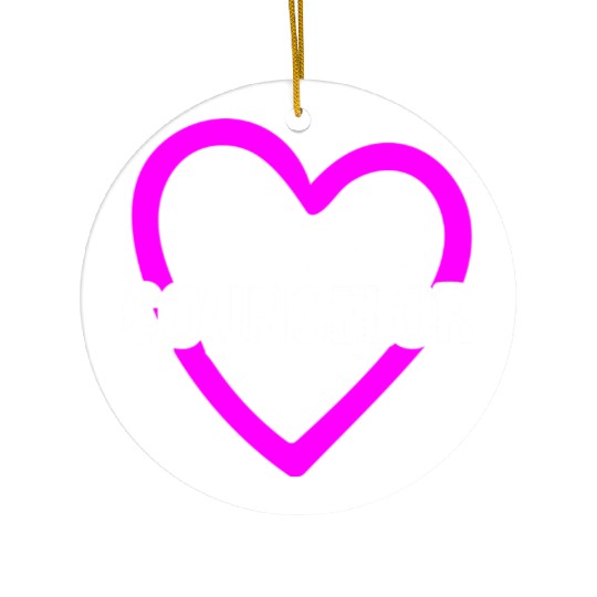 Proud School Counselor Cool Teacher Ceramic Ornaments