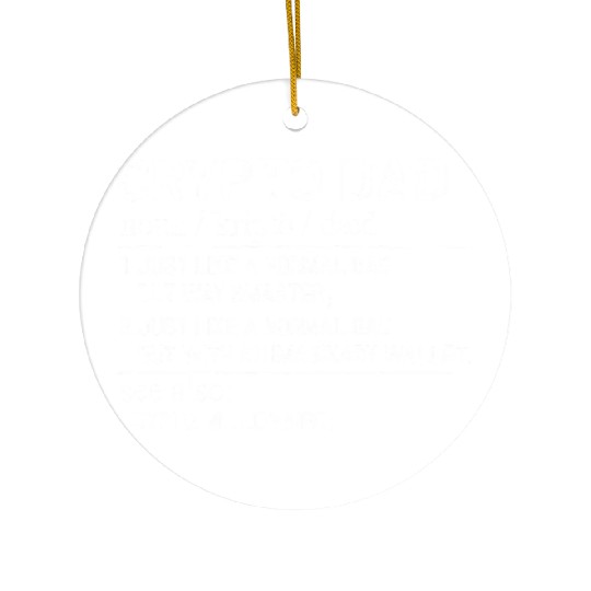 The crypto dad jokes definition Ceramic Ornaments