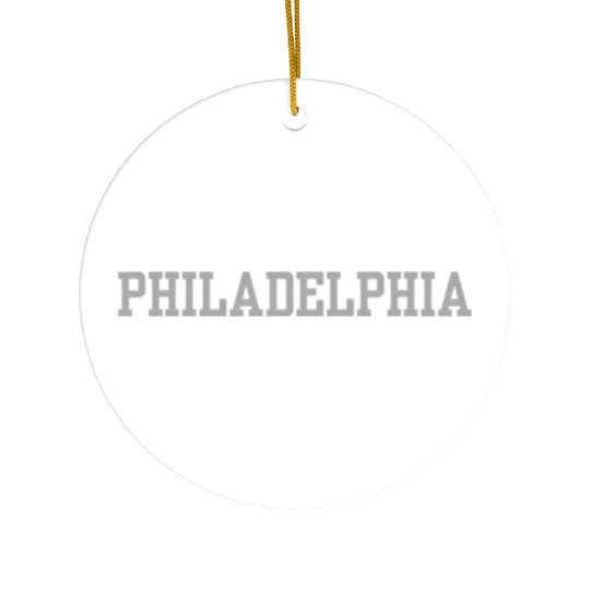 Philadelphia Of Textiles Ceramic Ornaments