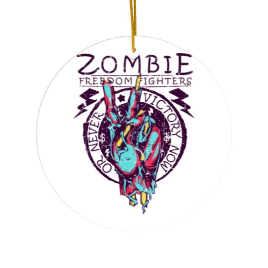 Scary Outfit Zombie Outfit Peas Finger Ceramic Ornaments