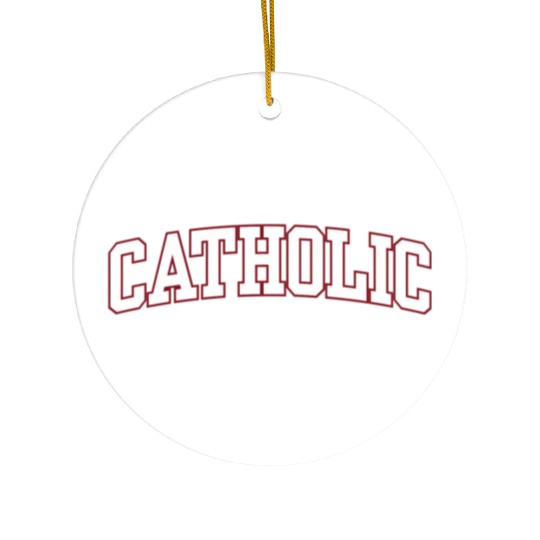 Catholic Of America Ceramic Ornaments