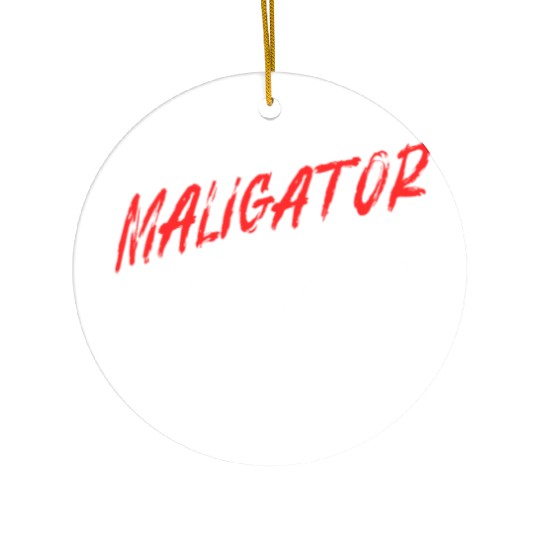 Maligator Belgian Malinois Ceramic Ornaments