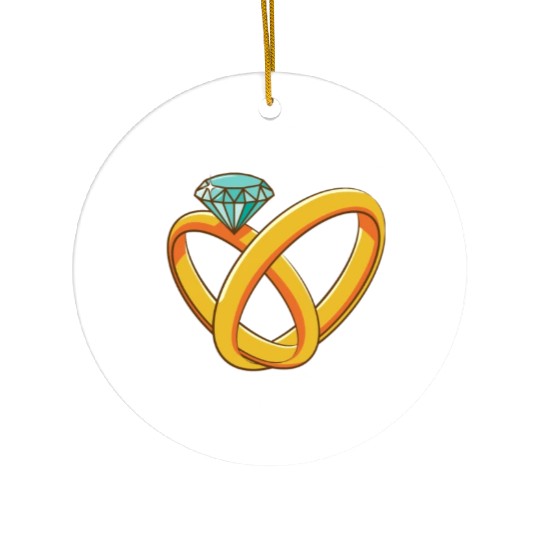 I Asked Her She Said Yes Funny Engagement Proposal Ceramic Ornaments