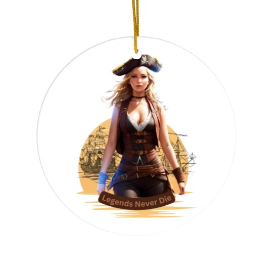 Legends Never Die Ceramic Ornaments