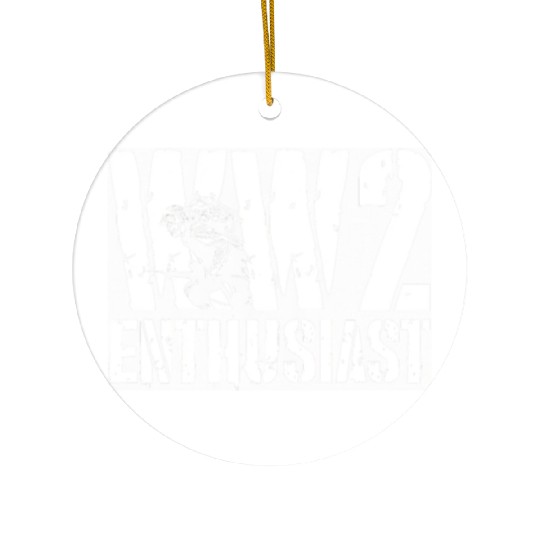 World War 2 WW2 Enthusiast Ceramic Ornaments