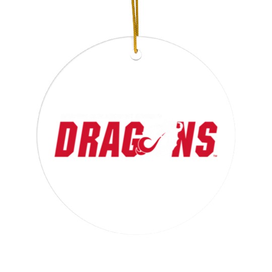 Minnesota State Moorhead Dragons Icon Ceramic Ornaments