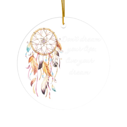 Dream Catcher Folk Ceramic Ornaments Native American Live