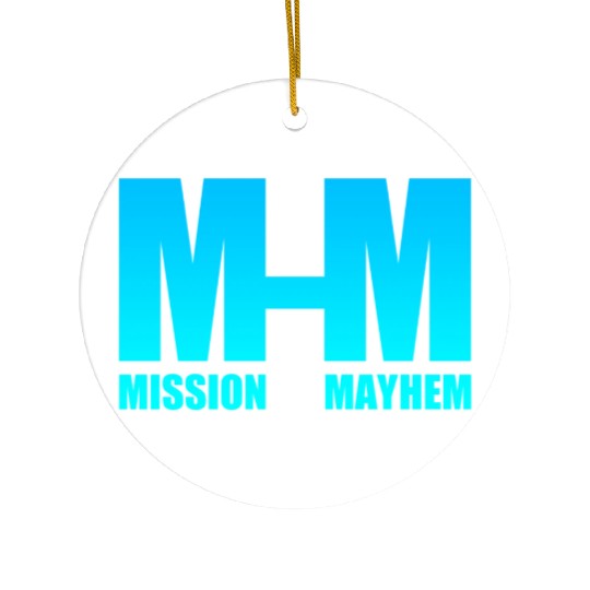 Mission Mayhem Ceramic Ornaments