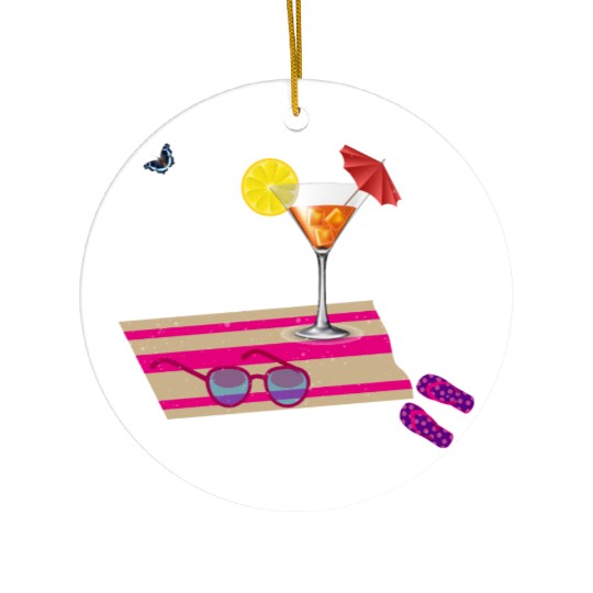 summer Ceramic Ornaments