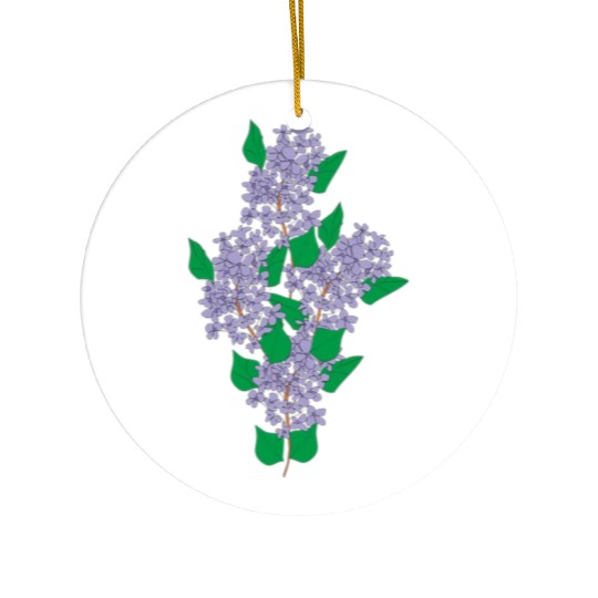 Lilac Flower T ShirtLilac Ceramic Ornaments by Alekvik