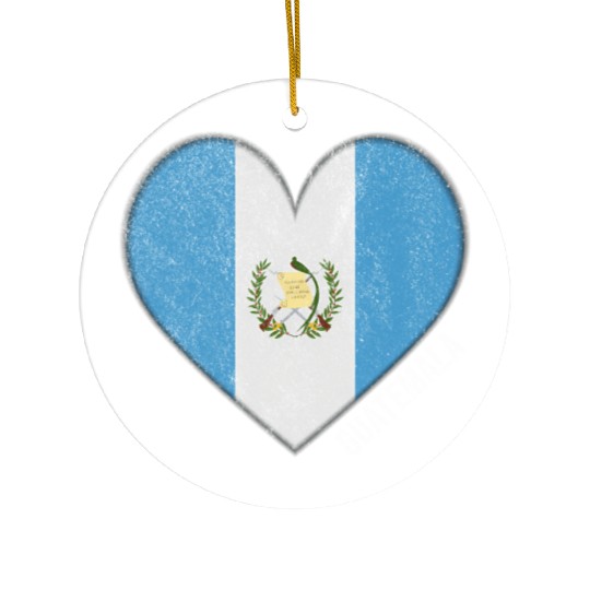 Guatemala Flag Ceramic Ornaments