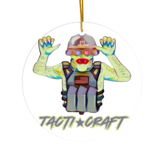 What That Swamp Thang Do Ceramic Ornaments