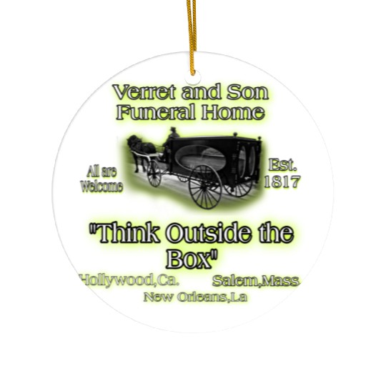 Verret and Son Funeral Home Ceramic Ornaments