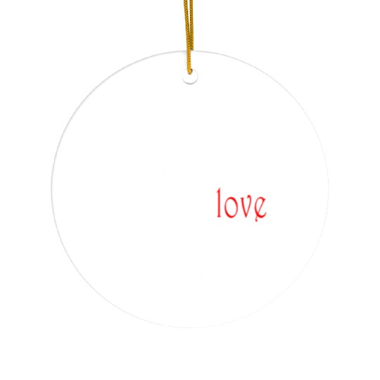 Dear person behind me, you look great today! Ceramic Ornaments