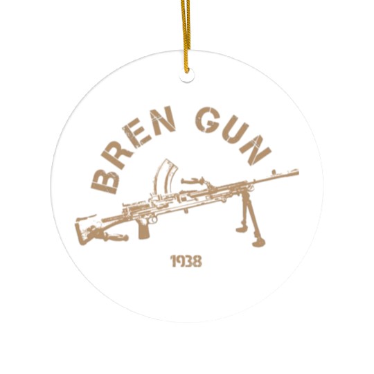 Bren Light Machine Gun | World War 2 Weapon Ceramic Ornaments