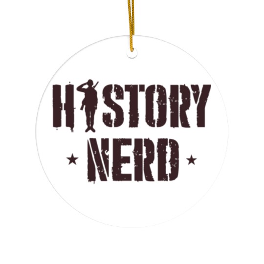 WW2 History Nerd Ceramic Ornaments