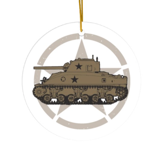 M4 Sherman | World War 2 Vehicle Ceramic Ornaments