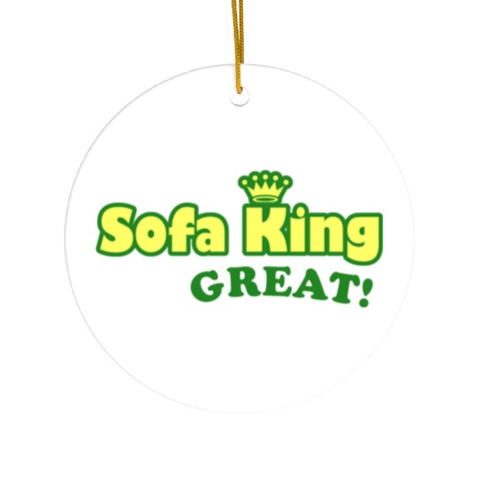 Sofa King Great red Ceramic Ornaments