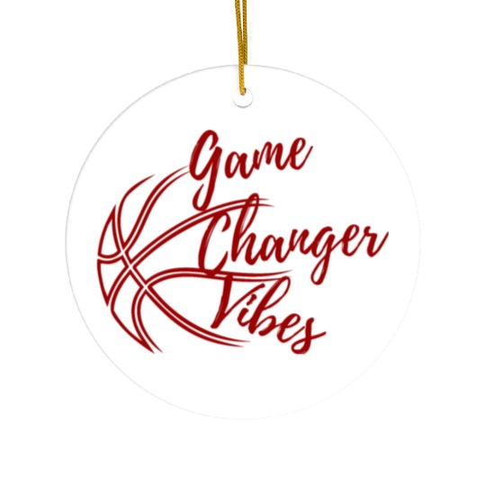 game changer vibes Ceramic Ornaments