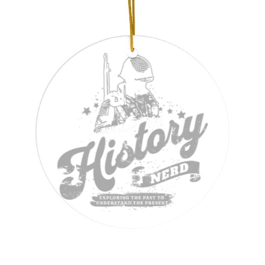WW2 History Nerd Ceramic Ornaments