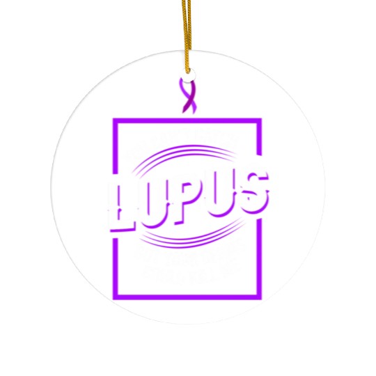 Lupus Catch Survivor Warrior Ceramic Ornaments