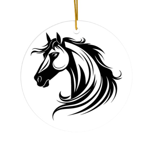 Horse Equine Pony Ceramic Ornaments