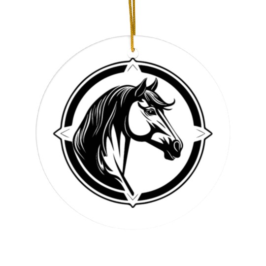 Horse Equine Pony Ceramic Ornaments